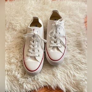 White Converse All Stars W9/M7 *read description*